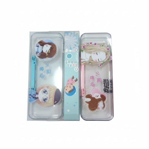12 PB()- Transparent Password + Pencil set Pencil Box - Image 1