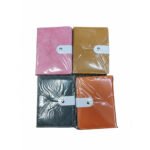 Premium PU Leather Pocket Notebook with Button Closure