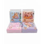 Mina Cute Bear Desk Notebook with Pen