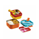 Lunch Box with Secure Lock Lid