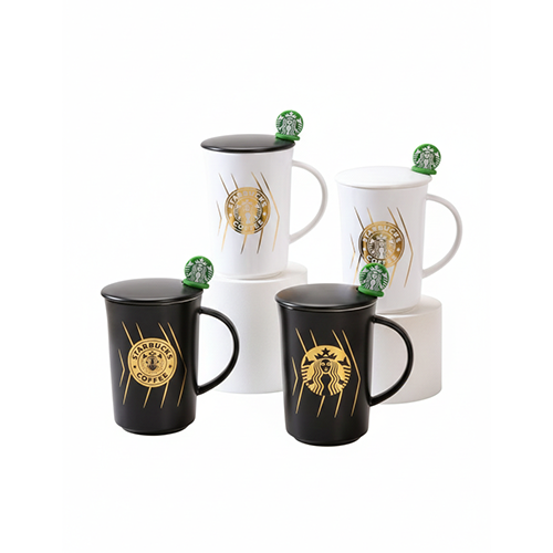 28 CC-Starbucks Long Ceremic Cup - Image 1