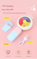 Florant Chargeable Portabel Mini Hand Fan - Image 5