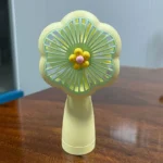 Flower Design Rechargeable Mini Fan with Light