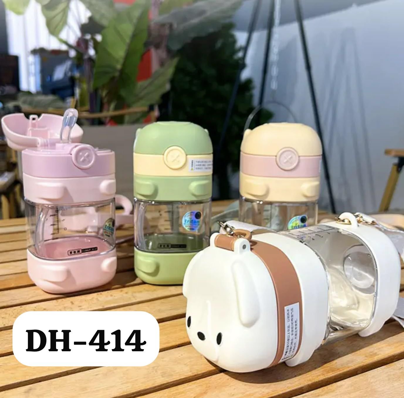 IMG-20260114-WA0006 (DH-414)- Cute Car Shape with cartoon designed Pvc Sipper Bootle - Image 1