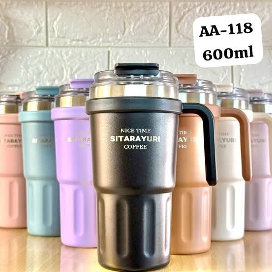 IMG-20260427-WA0007 SB(AA-118)- Nice Time Coffee Mug shape Bottle 600ml - Image 1