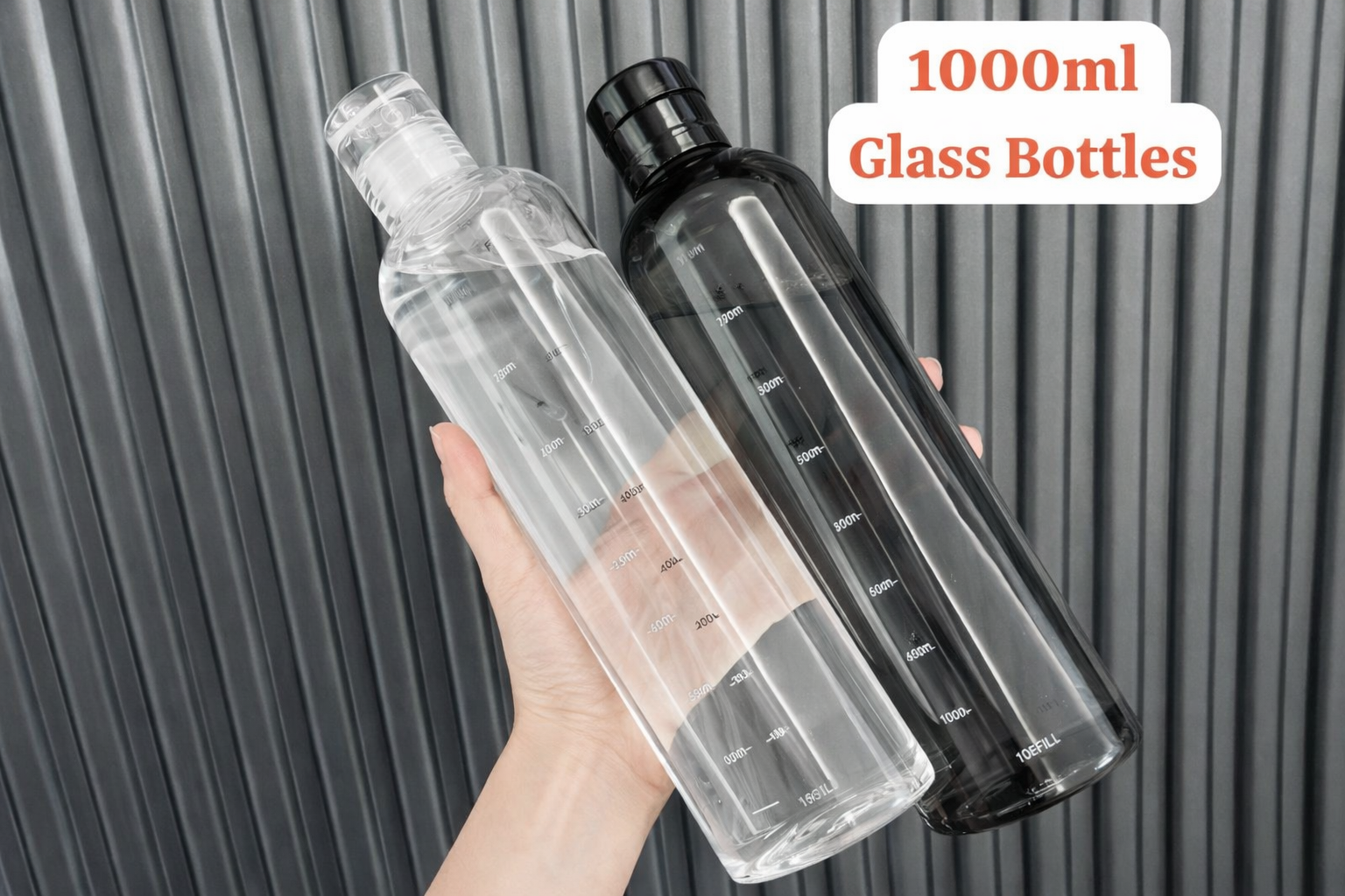 BCO.e27f3582-e831-47f7-bfb0-3a104ba039f9 Premium Glasss bottle 1000ml - Image 1