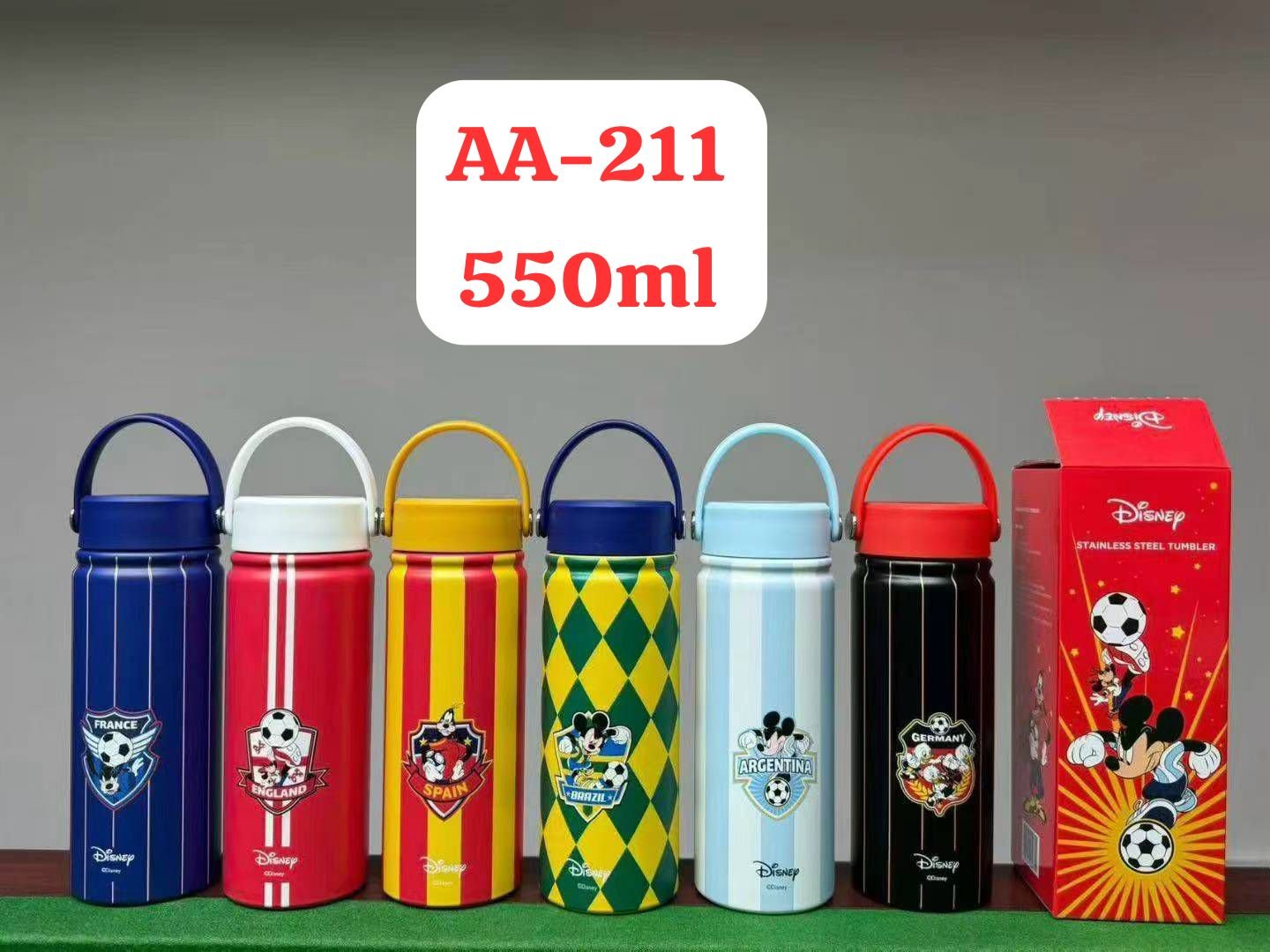 IMG-20260425-WA0024 SB(AA-211)- Disney tumbler with Footbal Design 550ml - Image 1