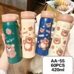 SB(AA-55)- Bear Designed Thermos Bottle 450ml